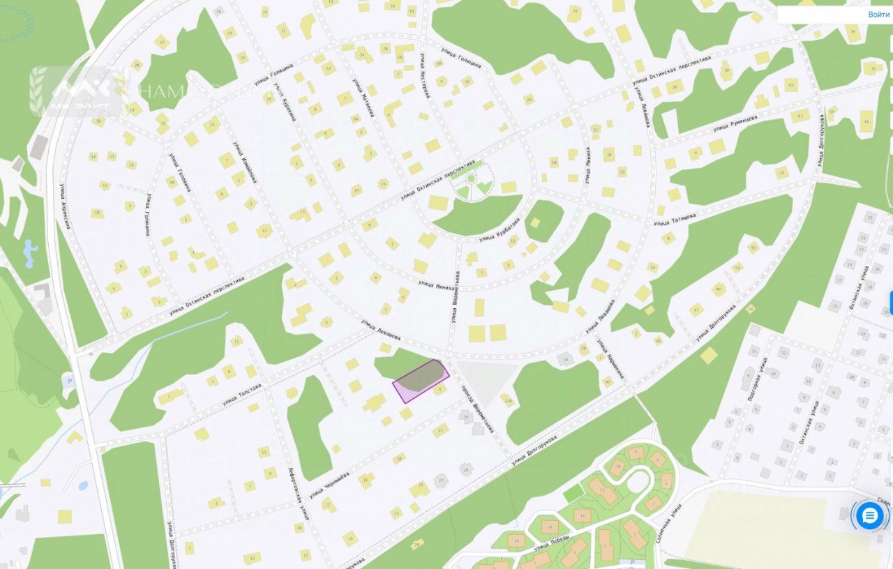 Продажа земли Охтинский парк кп, д. Энколово, улица Левашова