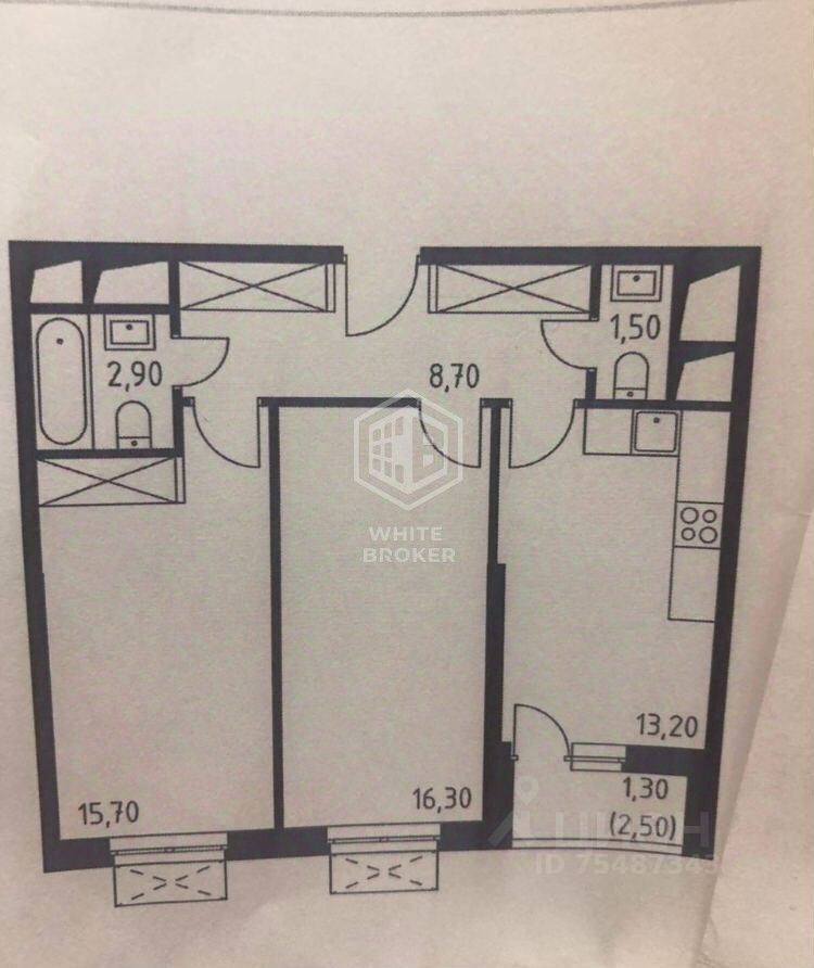 Продажа 2-комн квартиры на вторичном рынке Красногорск, улица Липовой Рощи, 4к3