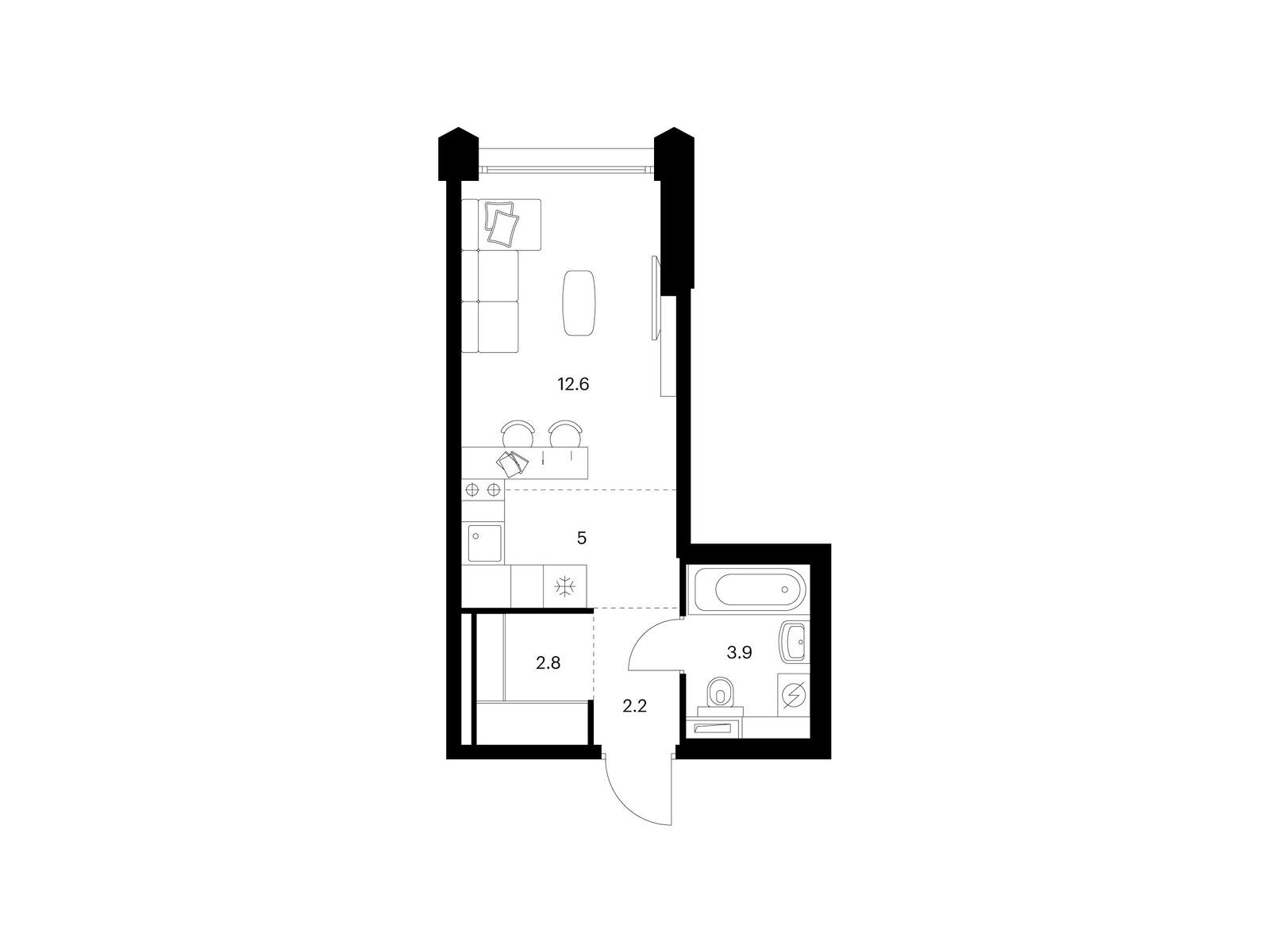 Продажа студии Бусиновский Парк, корп. 22.3 Продажа студии Бусиновский Парк, корп. 22.3