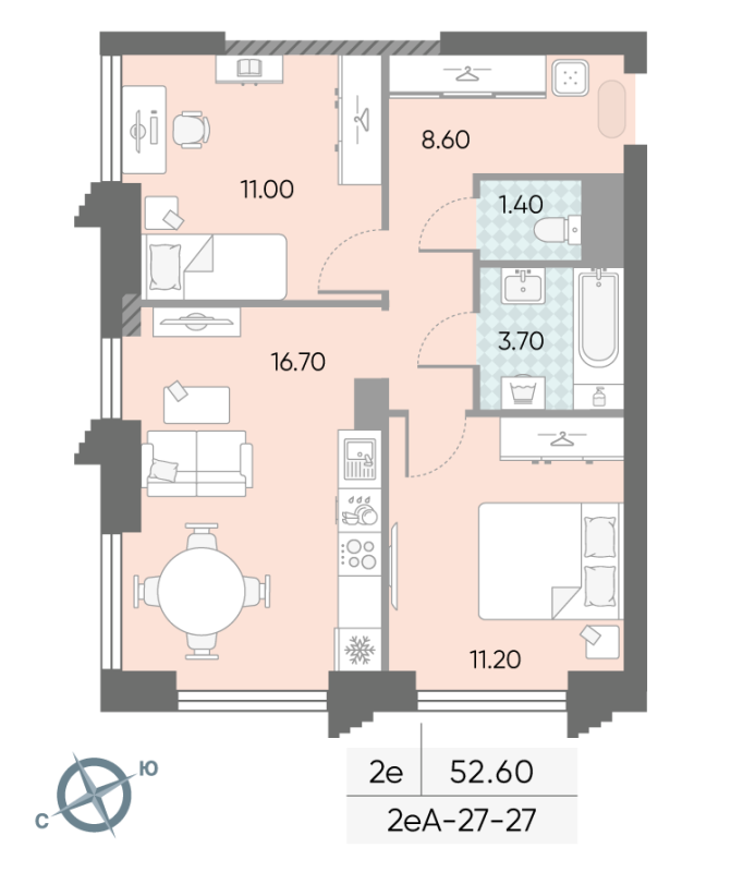 Продажа 2-комн квартиры в новостройке Москва г., Обручева ул.,  к. 1