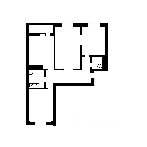 Продажа 3-комн квартиры на вторичном рынке Производственная улица, 12к1