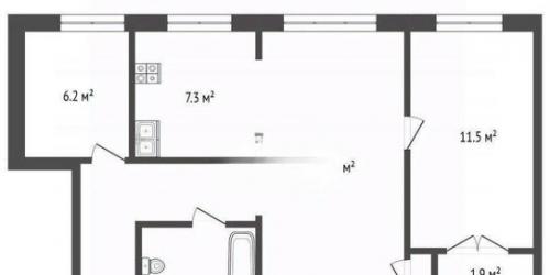 2-комн квартира 60-летия Октября пр-кт,  д. 14
