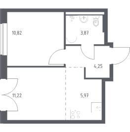 Продажа 1-комн квартиры в новостройке Марушкинское пос., Боровское ш.,  к. 9