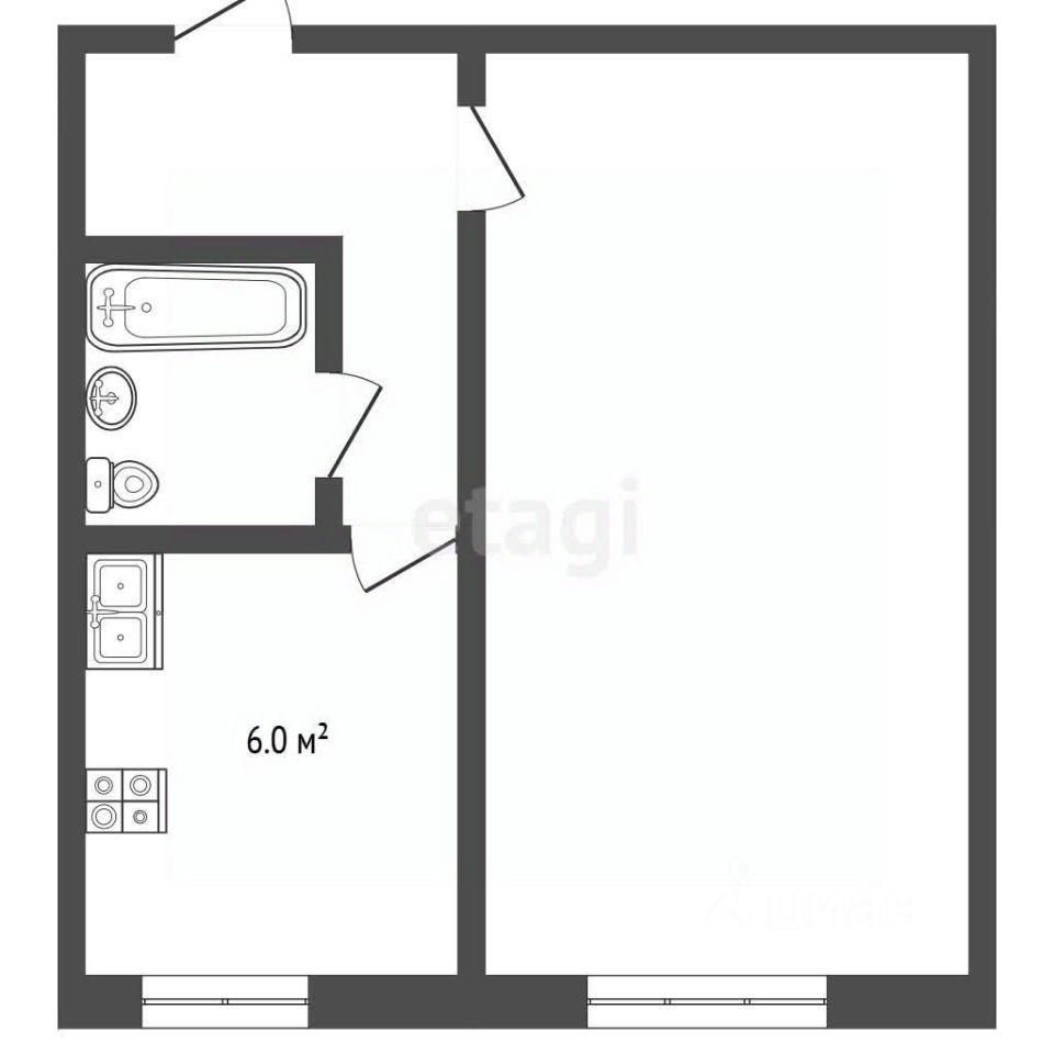 Продажа 1-комн квартиры на вторичном рынке Башиловская улица, 1К1