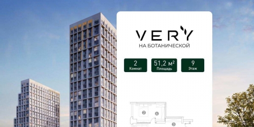 2-комн квартира Ботаническая ул., вл.29
