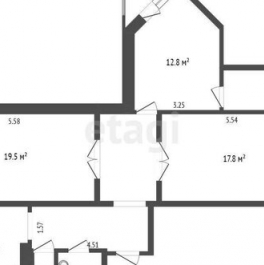 Продажа 2-комн квартиры на вторичном рынке улица Александры Монаховой,  д. 95 к3
