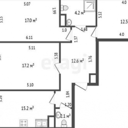 Продажа 3-комн квартиры на вторичном рынке Предпортовый 5-й проезд