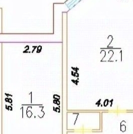 Продажа 2-комн квартиры на вторичном рынке улица Зои и Александра Космодемьянских, 11А