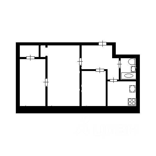 Продажа 3-комн квартиры на вторичном рынке Сторожевая улица, 22К1