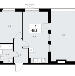 Продажа 1-комн квартиры в новостройке Прокшино д., Проектируемый проезд № 7029, к. 9.4 Продажа 1-комн квартиры в новостройке Прокшино д., Проектируемый проезд № 7029, к. 9.4