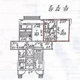 Продажа 2-комн квартиры на вторичном рынке Рижская улица,  д. 2