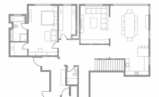Продажа 9-комн квартиры на вторичном рынке Рублевское ш,  д. 26 к4