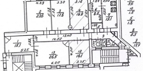 6-комн квартира Морская М. ул,  д. 7