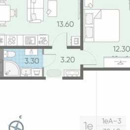 Продажа 1-комн квартиры на вторичном рынке Ковалёво, Поперечная улица,  д. 1 к3