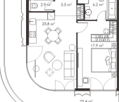 Продать Квартиры в новостройке Москва г., Мосфильмовская ул.   1