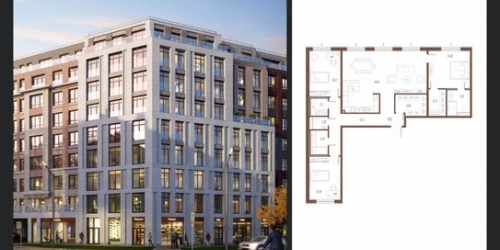 3-комн квартира Малоохтинский проспект,  д. 68