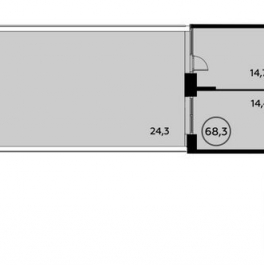 Продажа 2-комн квартиры на вторичном рынке Прокшинский проспект