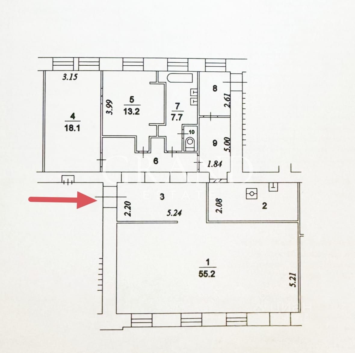 Продажа 3-комн квартиры на вторичном рынке Тверская улица, 12С8