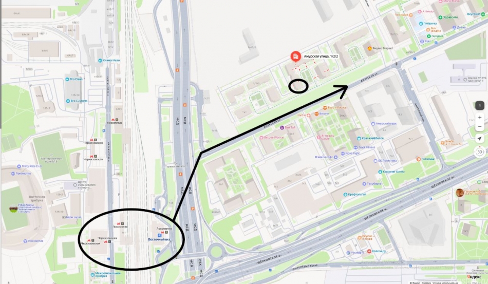 Аренда ПСН Амурская ул,  д. 1/2/2