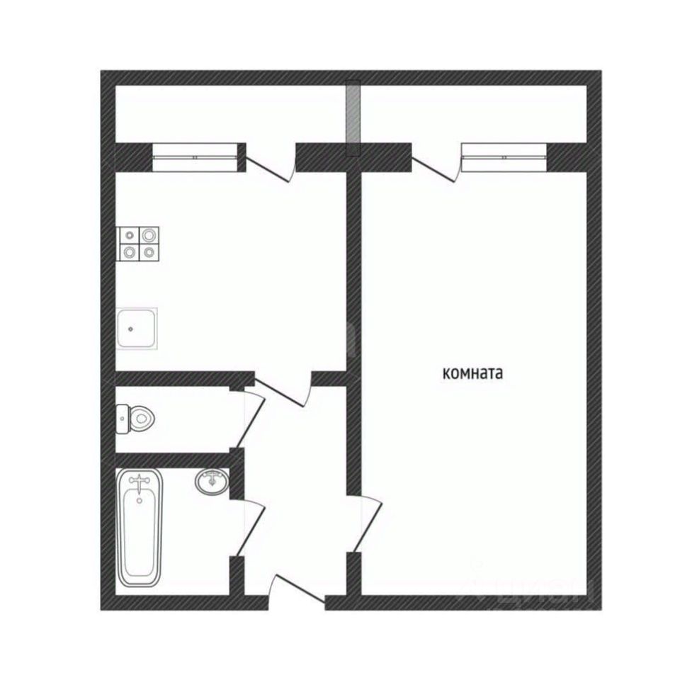 Продажа 1-комн квартиры на вторичном рынке Кириши, улица Строителей, 7