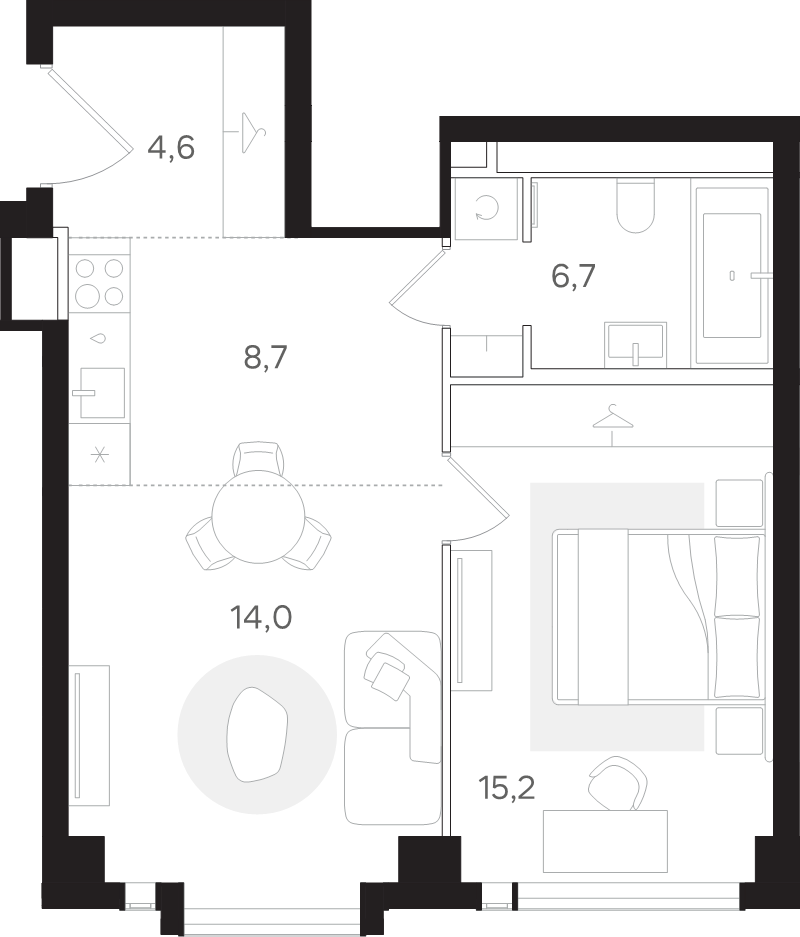 Продажа 1-комн квартиры в новостройке Москва г., Большая Тульская ул.,  к. А