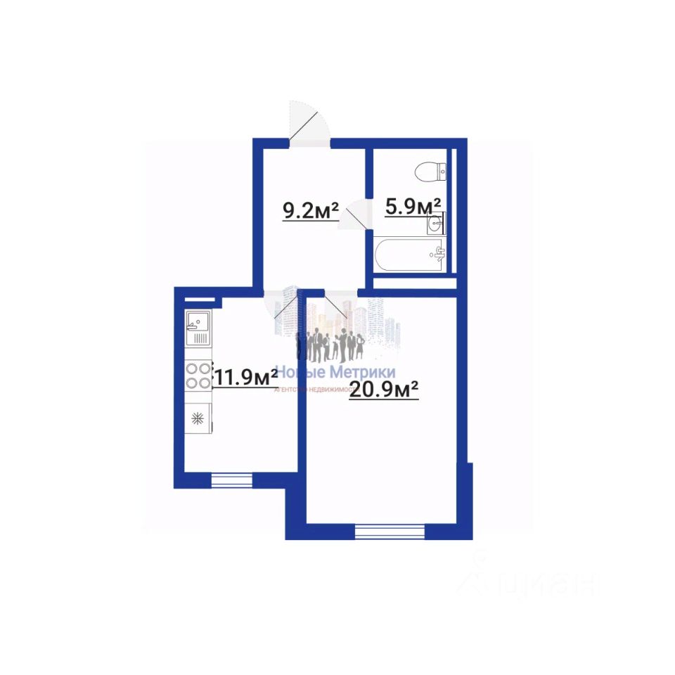 Продажа 1-комн квартиры на вторичном рынке Манчестерская улица, 10к2