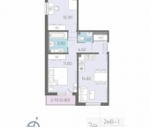 Продать Квартиры вторичка Ковалёво, Поперечная улица  2 к1 