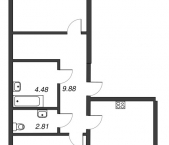 Продать Квартиры в новостройке Янино-1 д., Мельничный пер.   2121.2