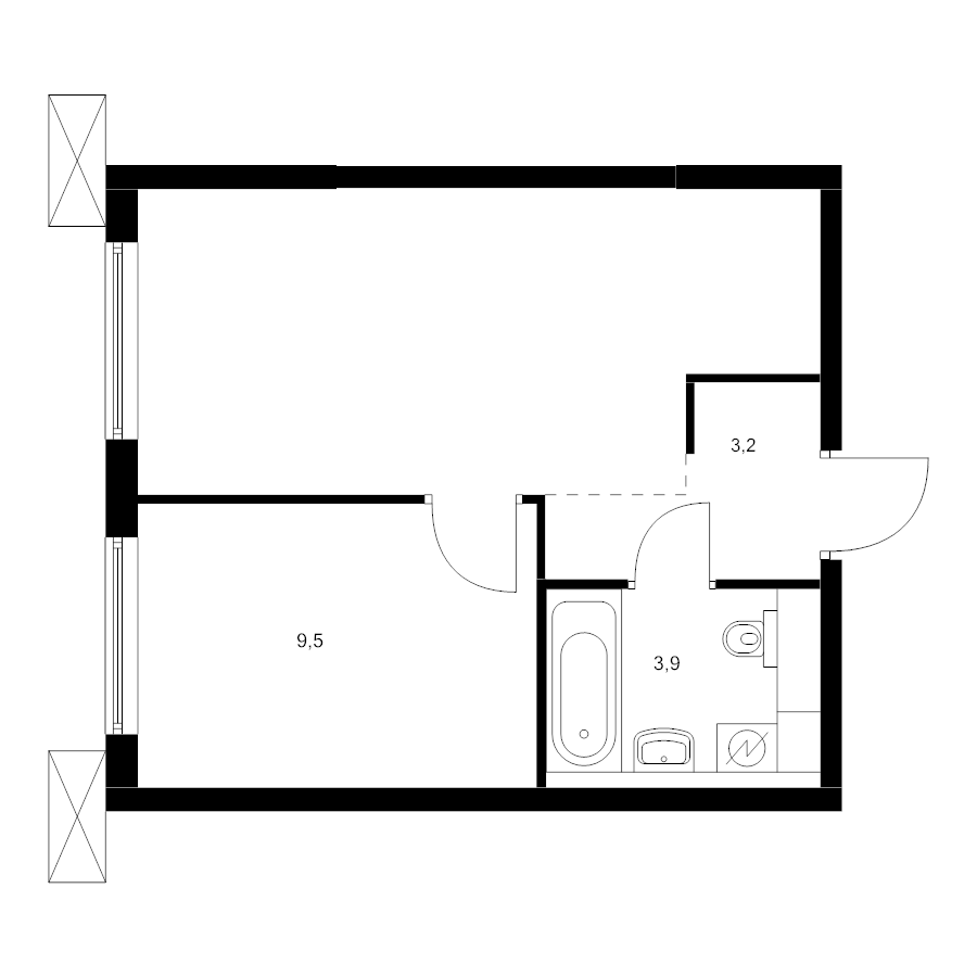 Продажа 1-комн квартиры в новостройке Москва г., 3-й Нижнелихоборский проезд,  к. 3.6