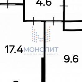 Продажа 1-комн квартиры на вторичном рынке Радиальная 6-я ул,  д. 7,  к. 59
