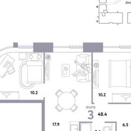 Продажа 3-комн квартиры в новостройке ул Иловайская,  д. 3,  к. 7