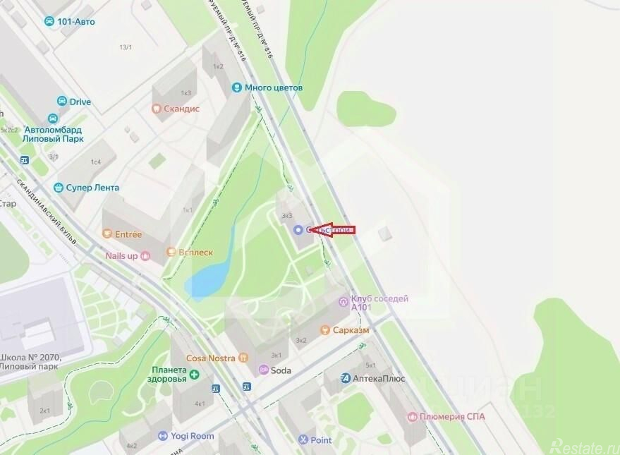 Продажа ПСН Скандинавский б-р,  д. 3 к3