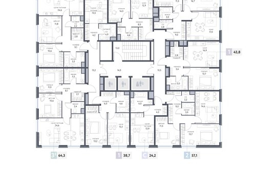 Продажа 1-комн квартиры на вторичном рынке Тагильская улица
