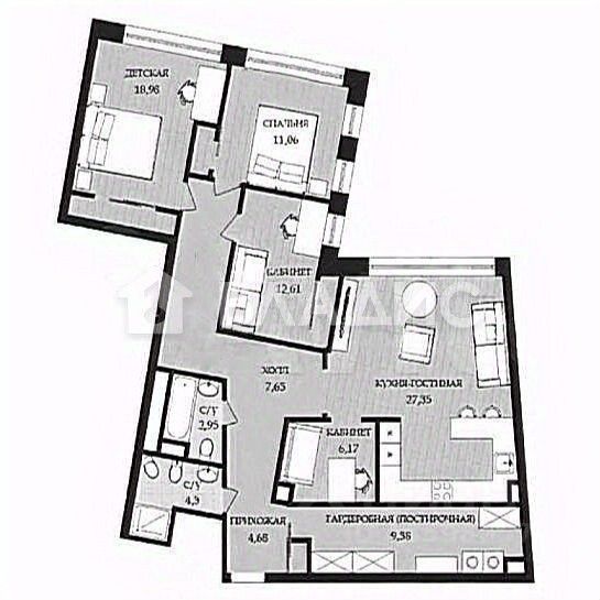 Продажа 4-комн квартиры на вторичном рынке Широкая улица, 30