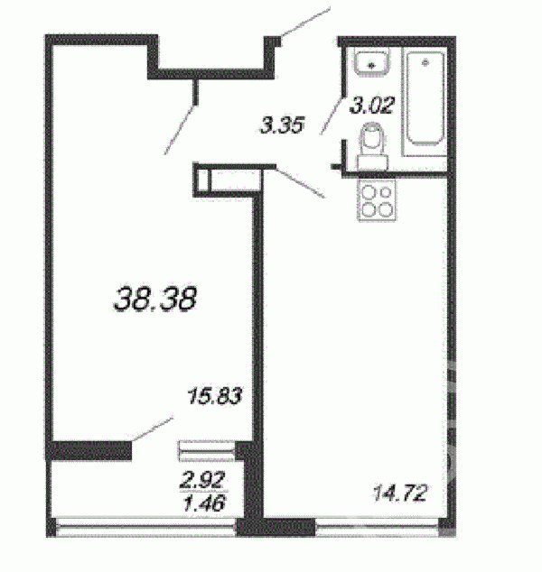 Продажа 1-комн квартиры на вторичном рынке Планерная ул. ,  д. 87,  к. 1