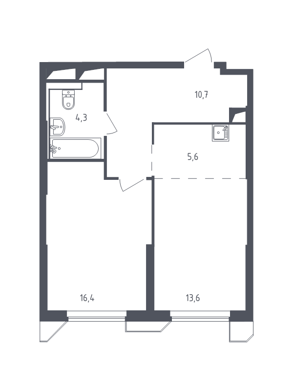 Продажа 1-комн квартиры в новостройке Раздоры д., Мякининское ш.,  к. 21