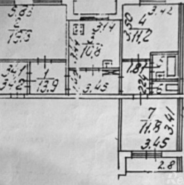 Продажа 3-комн квартиры на вторичном рынке пр-кт Сизова,  д. 30,  к. 3