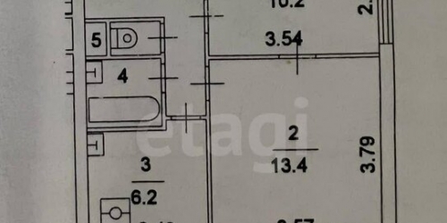 2-комн квартира ул Бажова,  д. 26
