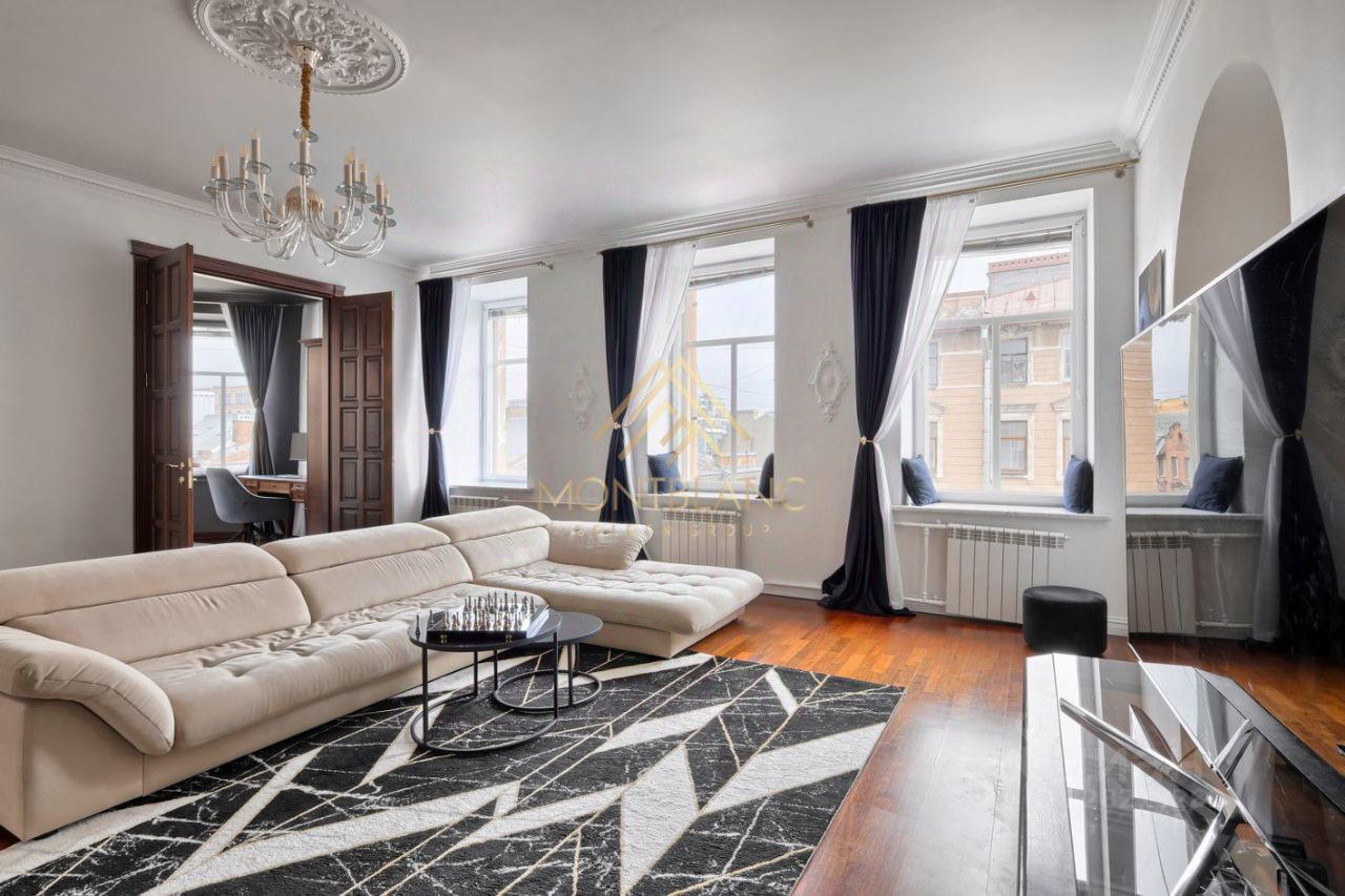 Продажа 3-комн квартиры на вторичном рынке переулок Басков, 37-39