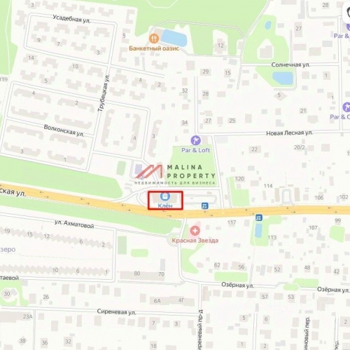 Торговое помещение Опалиха, ул Ново-Никольская,  д. 122,  к. 1