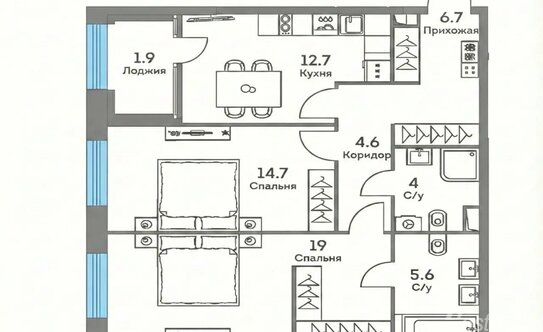 Продажа 2-комн квартиры на вторичном рынке Дербеневская улица,  д. 20 с2
