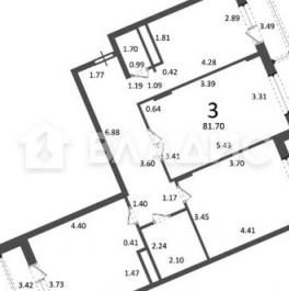 Продажа 3-комн квартиры на вторичном рынке Северный пр-д,  д. 2