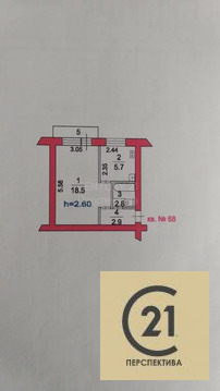 1-комн квартира Люберцы, ул. Льва Толстого,  д. 7
