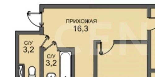 3-комн квартира улица Маршала Захарова, 39