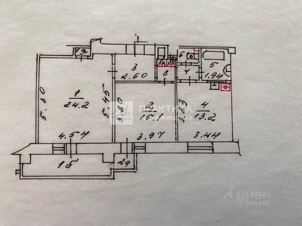 Продажа 2-комн квартиры на вторичном рынке Ленинградский проспект, 12