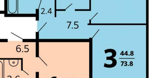 3-комн квартира Алымов переулок,  д. 4