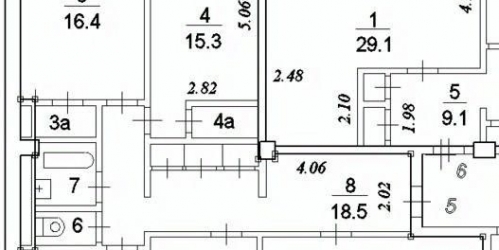 4-комн квартира Спасская Б. ул,  д. 12