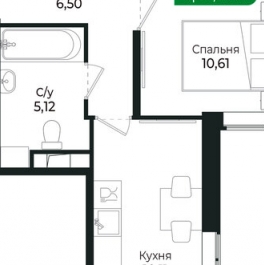 Продажа 1-комн квартиры на вторичном рынке Сертоловское городское поселение, Центральная улица,  д. 13