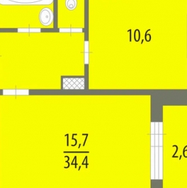 Продажа 1-комн квартиры на вторичном рынке ул Фёдора Абрамова,  д. 16,  к. 1
