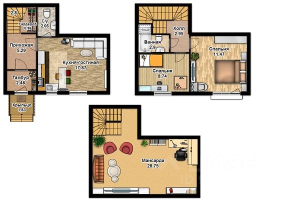 Продажа дома деревня Шолохово, Экодолье улица,  д. 15,  к. А/10